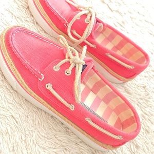 SALE Sperry top sider Pink